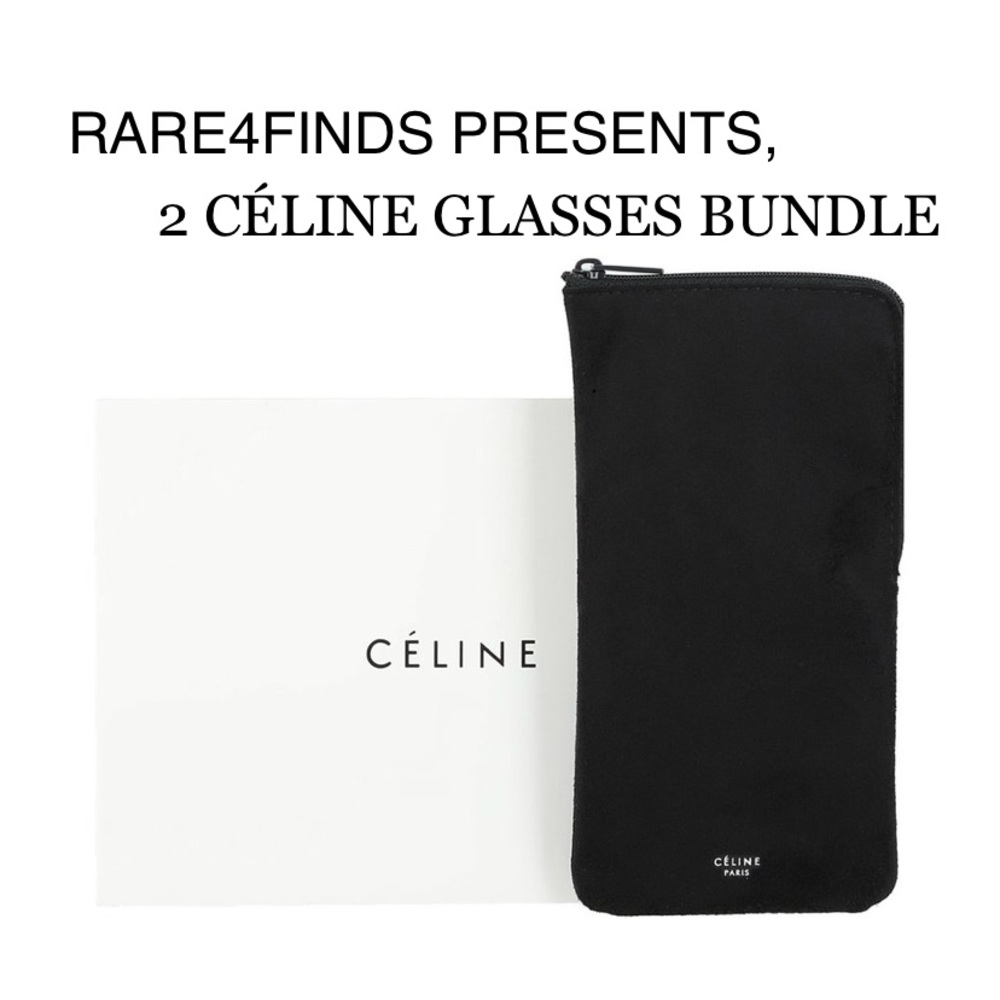 2 CELINE GLASSES BUNDLE